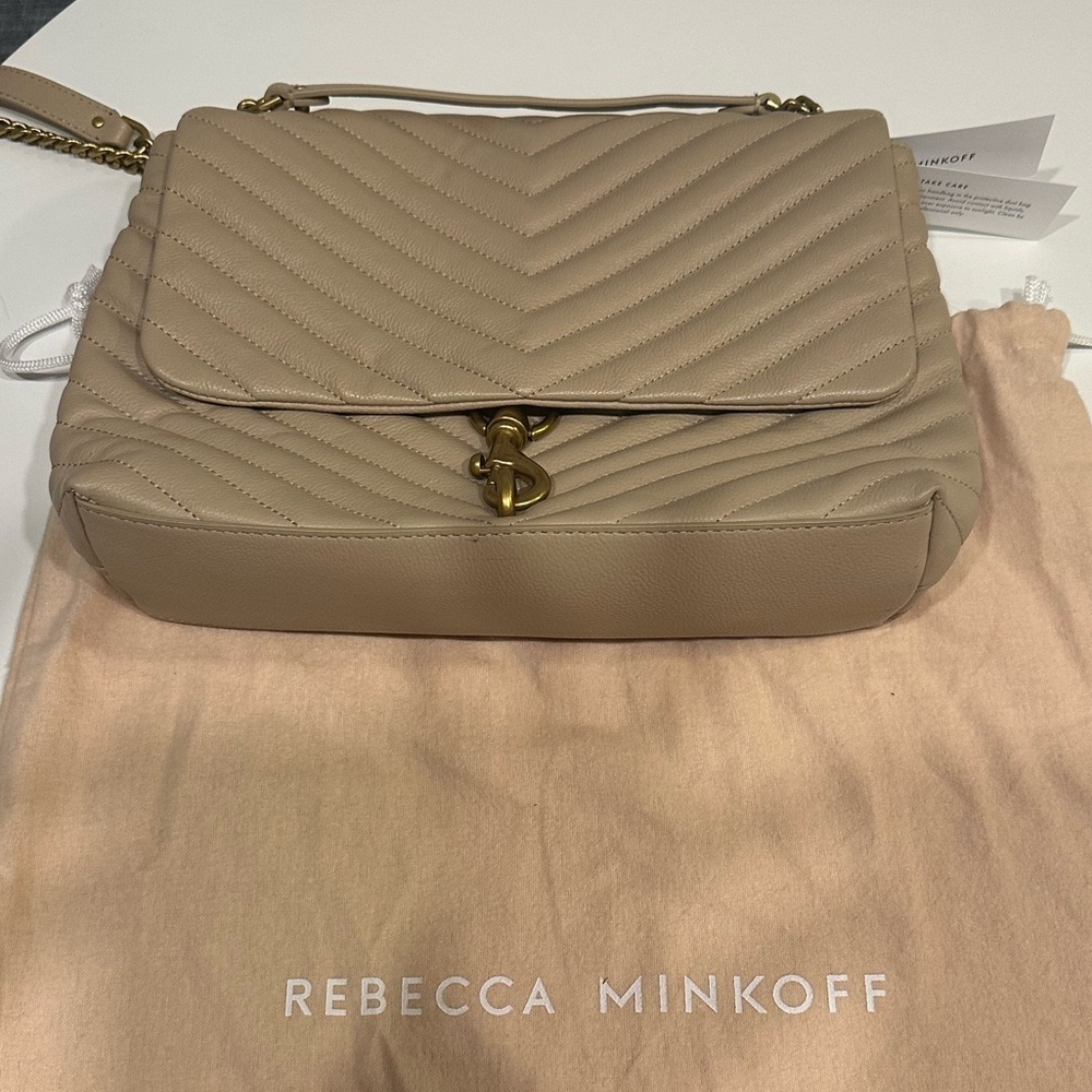 Rebecca Minkoff Eddie Flap purse in Sand Dune New with Tags